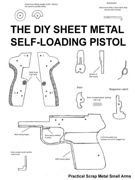 sheet metal pistol build|practical scrap metal arms pdf.